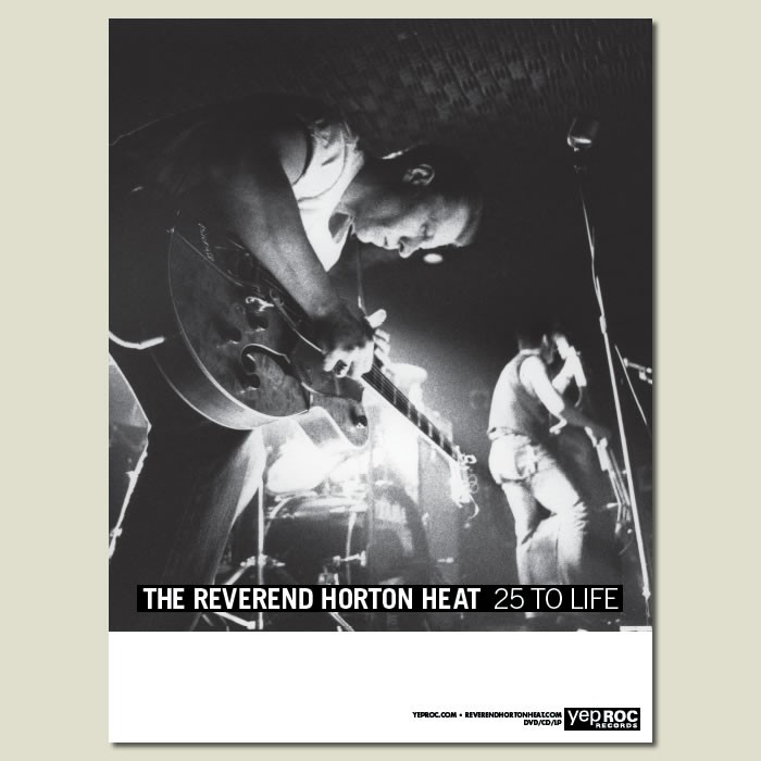 Reverend Horton Heat - 25 To Life - Poster