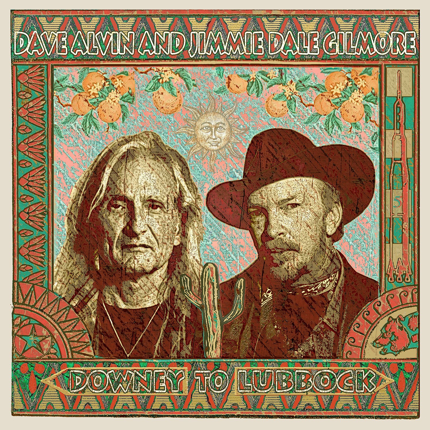 Dave Alvin and Jimmie Dale Gilmore - Downey to Lubbock (ALMOST PERFECT VINYL)