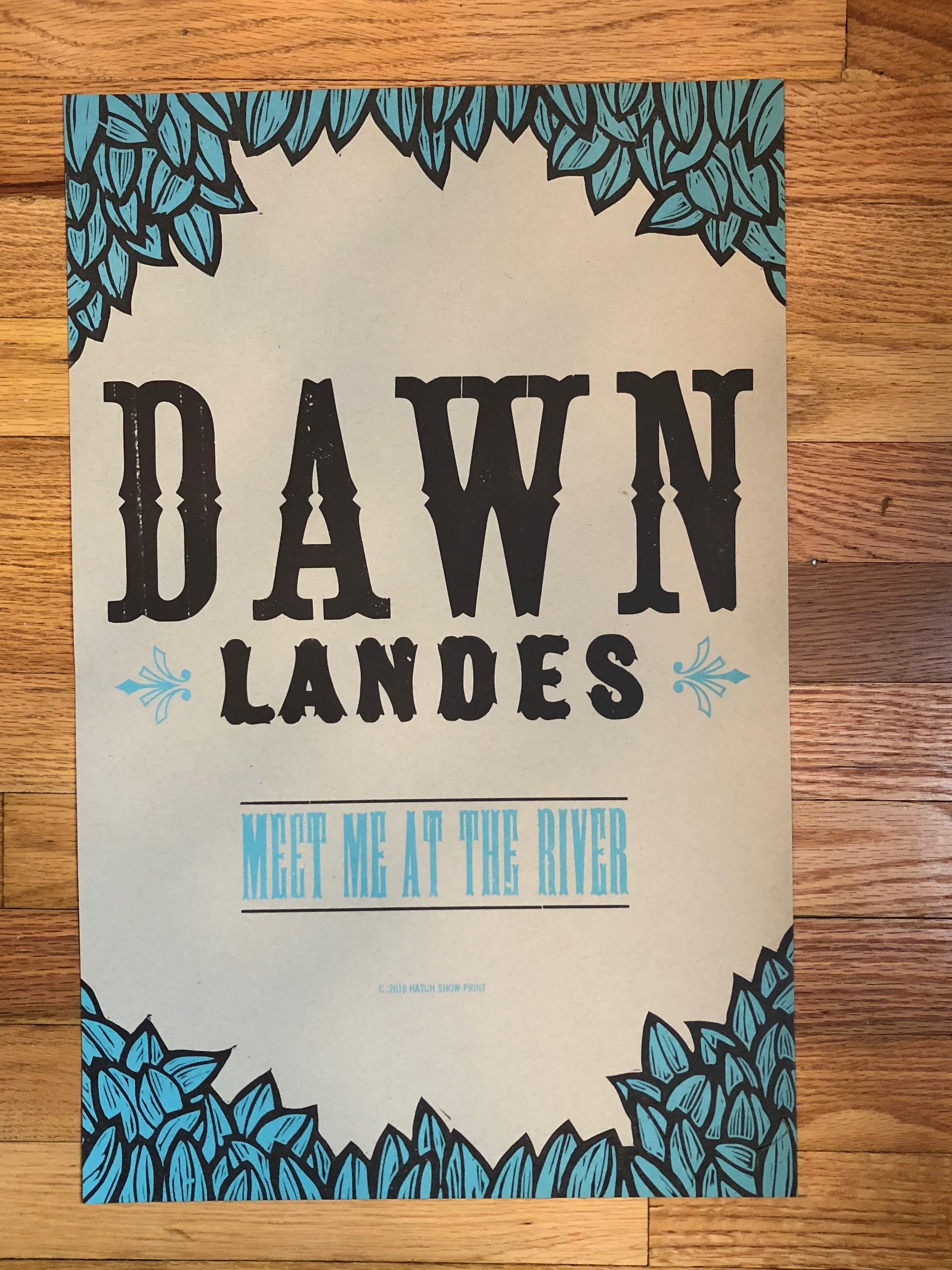 Dawn Landes - Meet Me At The River - Hatch Show Print