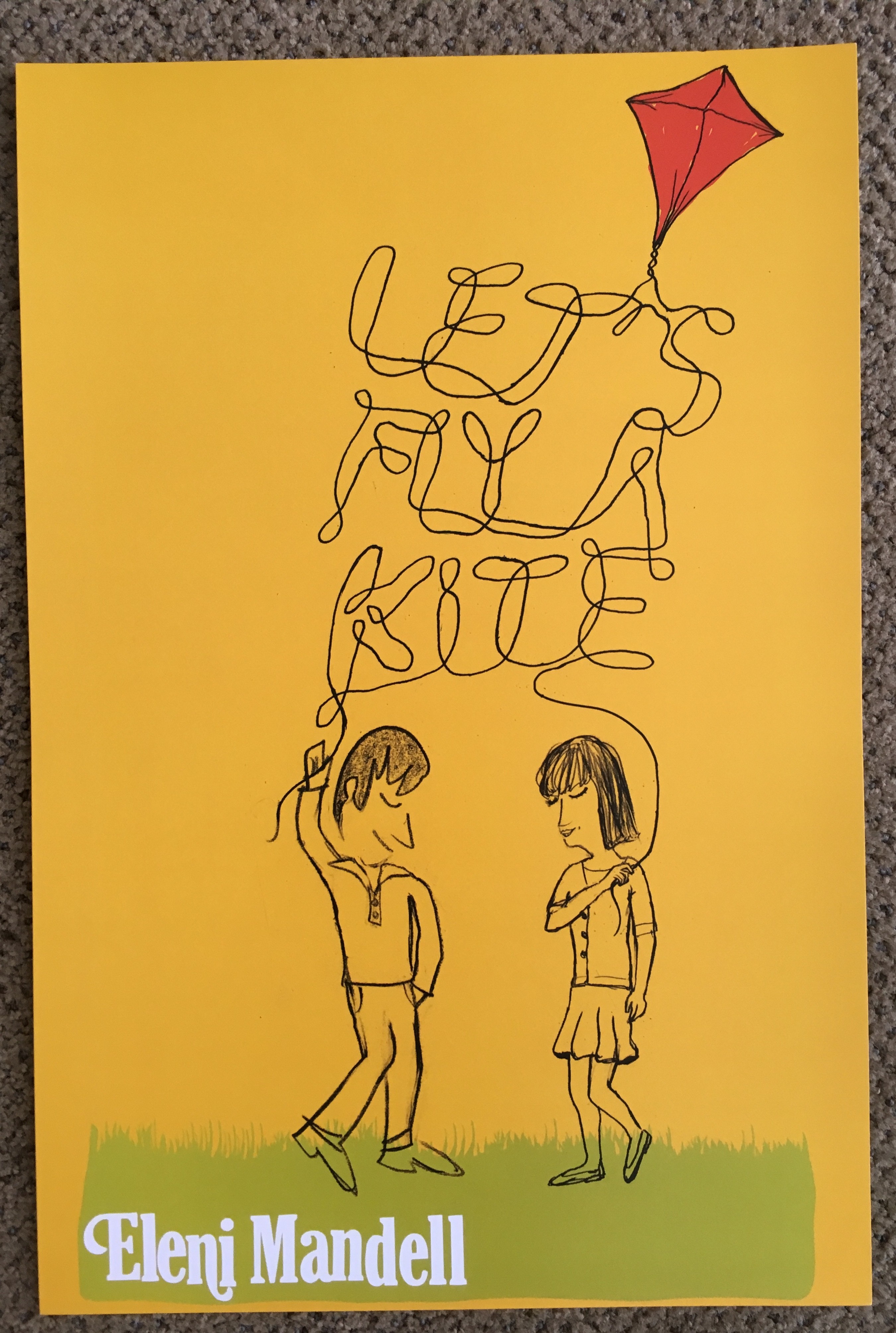 Eleni Mandell - Let’s Fly a Kite - Poster