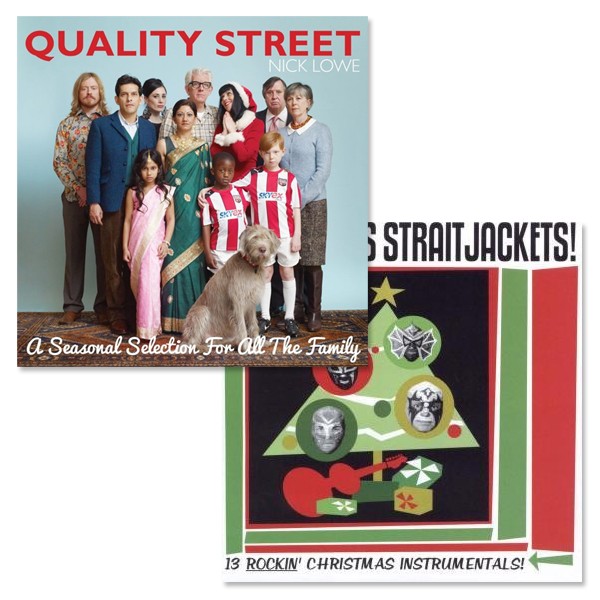 Nick Lowe - Quality Street / Los Straitjackets Tis' The Season - LP BUNDLE
