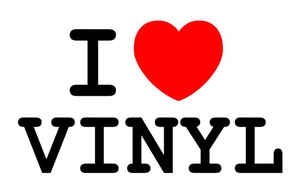 I Heart Vinyl Sticker