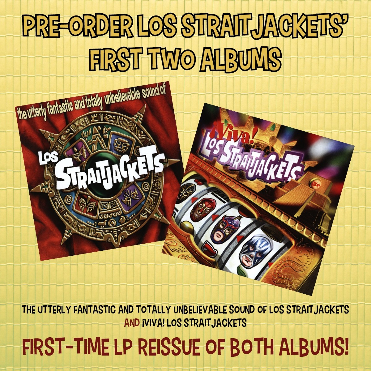 Los Straitjackets - The Utterly Fantastic and Totally Unbelievable Sounds of Los Straitjackets &  ¡Viva! Los Straitjackets - Bundle