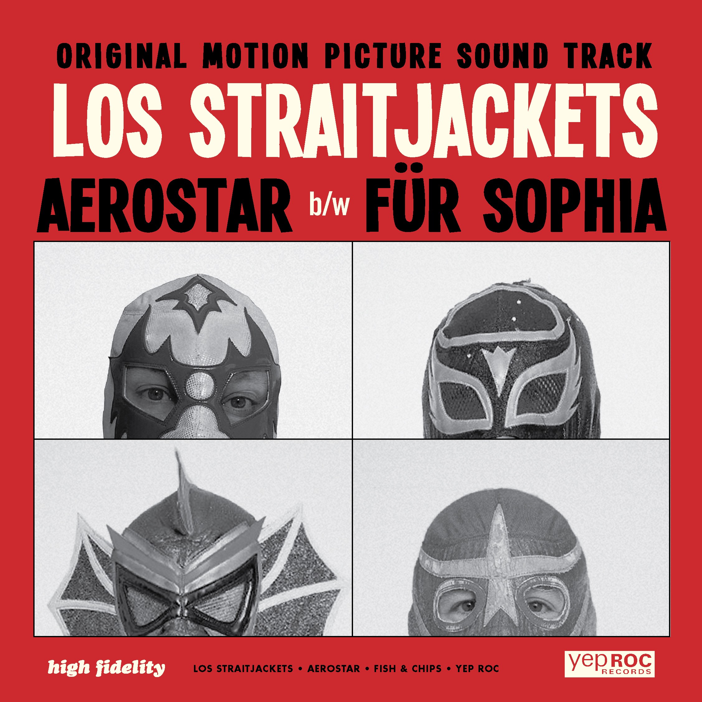 Los Straitjackets - "Aerostar" b/w "Fur Sofia" - 7-Inch Single