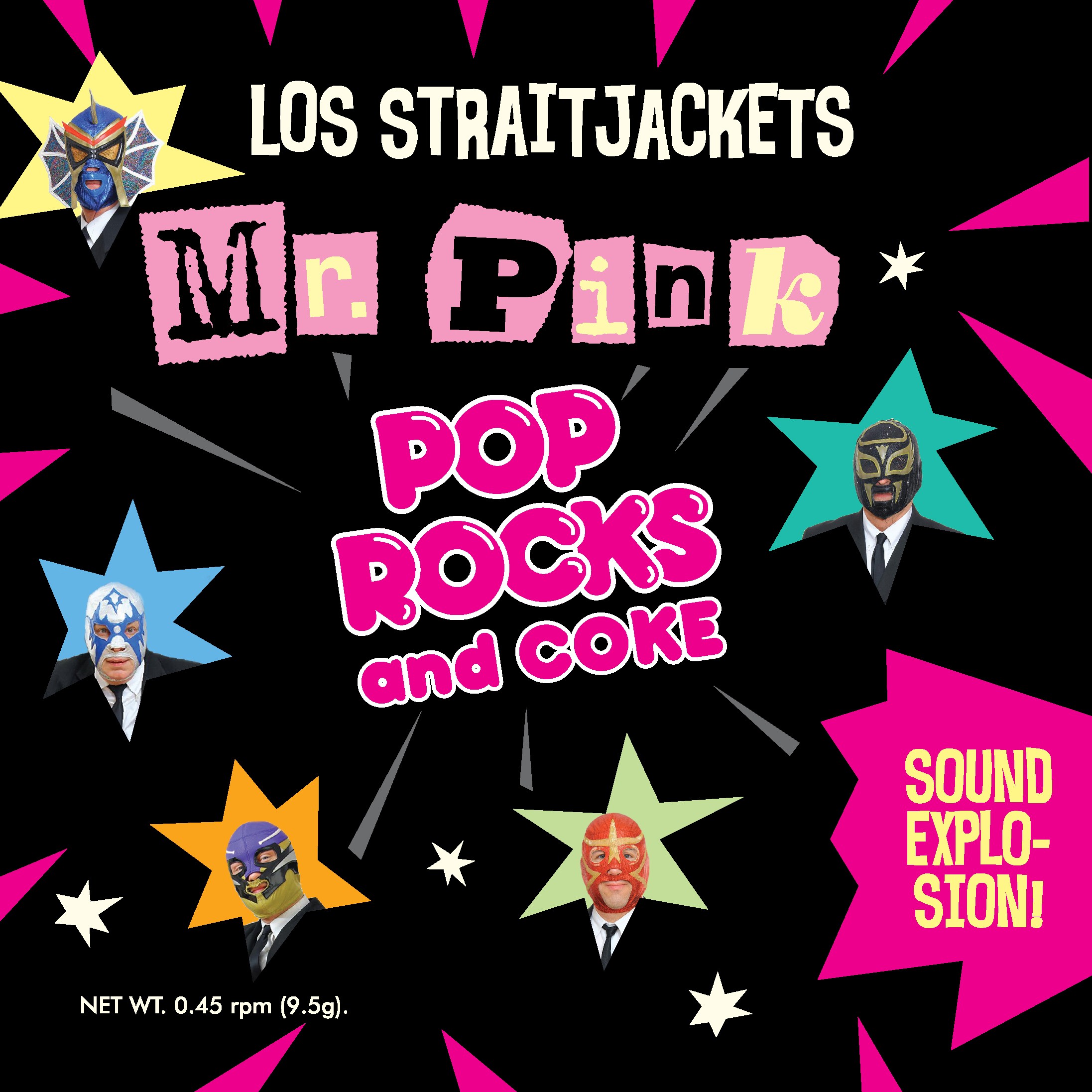 Los Straitjackets - "Mr. Pink" b/w "Pop Rocks"