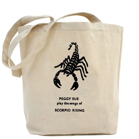 Peggy Sue - Play the Songs of Scorpio Rising - Canvas Tote