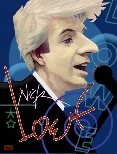 Nick Lowe - Quiet Please - Poster