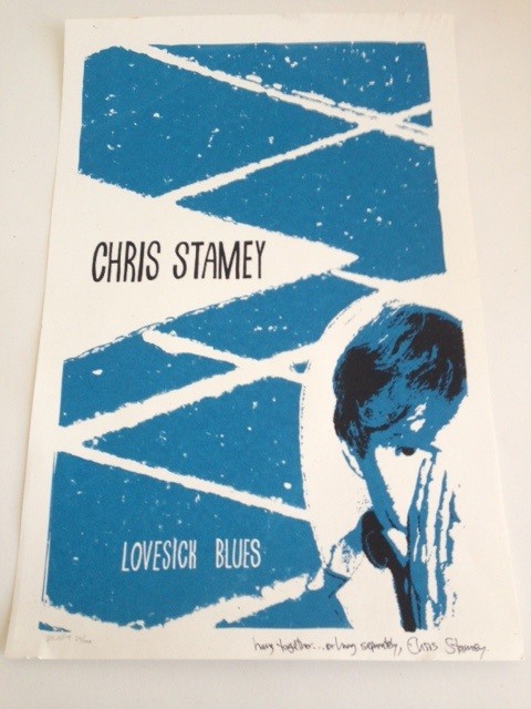 Chris Stamey - Lovesick Blues - Poster (Autographed)