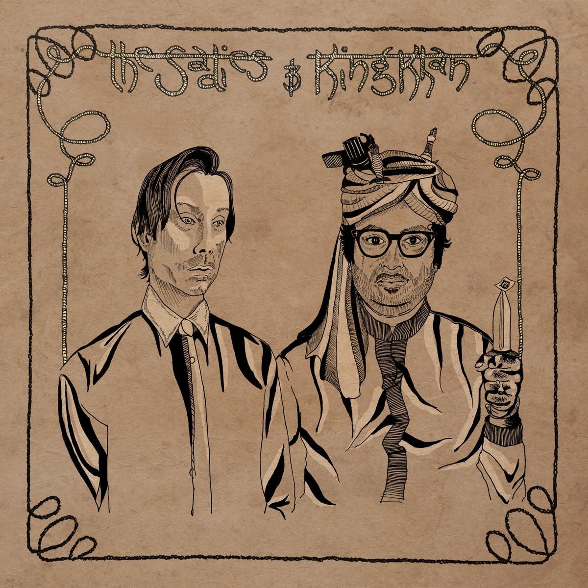 The Sadies & King Khan - 1 x The Sadies & King Khan - Limited Edition Split 45 Single on Brown Vinyl (only available until March 19)