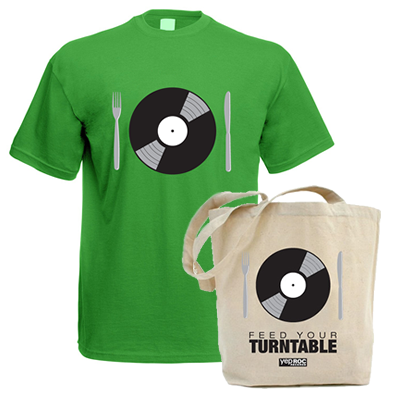 Feed Your Turntable - T-Shirt/Tote - Bundle