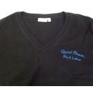 Nick Lowe - Quiet Please Black Men's V-Neck Sweater